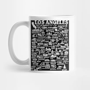 Los Angeles Map Mug